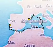 10 Night Lisbon to Barcelona cruise