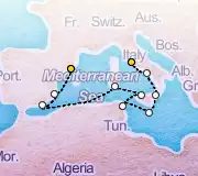 11 Night Barcelona to Rome cruise