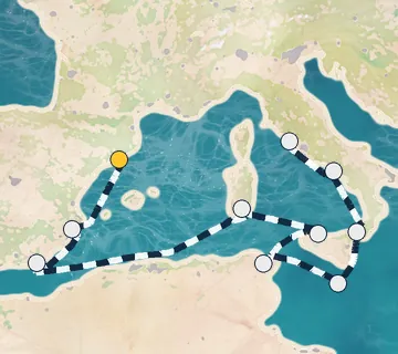 11 Night Barcelona to Rome cruise