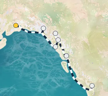 7 Night Whittier to Vancouver cruise