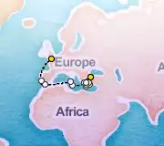 17 Night Istanbul to London cruise