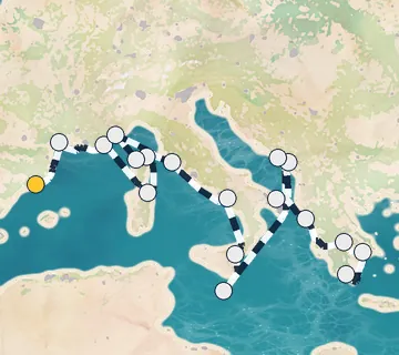 21 Night Barcelona to Athens cruise