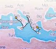 10 Night Athens to Rome cruise