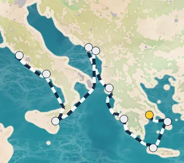 10 Night Athens to Rome cruise