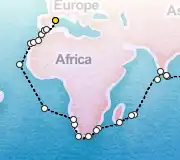 53 Night Singapore to Barcelona cruise