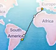 14 Night Barcelona to Rio cruise