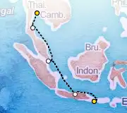 9 Night Bali to Bangkok cruise