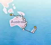30 Night Bali to Auckland cruise