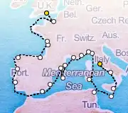 26 Night Rome to London cruise