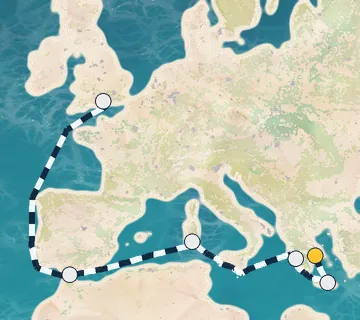 10 Night Athens to London cruise