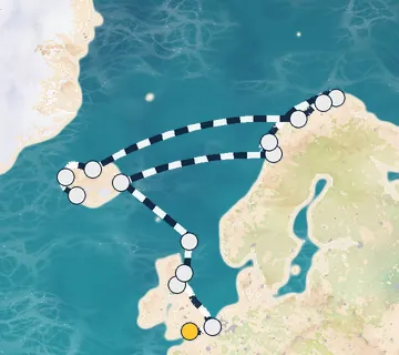 19 Night Portsmouth to Reykjavik cruise