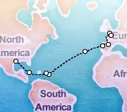 21 Night London to Galveston cruise