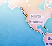 25 Night Miami to Seattle cruise