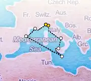 7 Night Florence to Portofino cruise