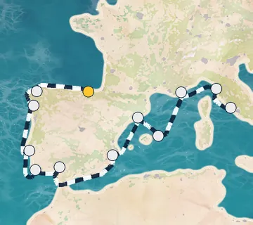 14 Night Bilbao to Rome cruise