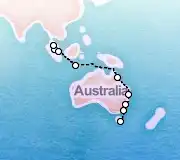 21 Night Hobart to Singapore cruise