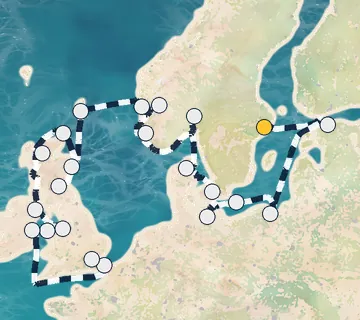 28 Night Stockholm to Greenwich cruise
