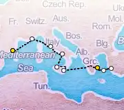 11 Night Athens to Barcelona cruise