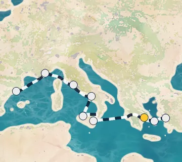 11 Night Athens to Barcelona cruise