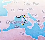 4 Night Cagliari to Florence cruise