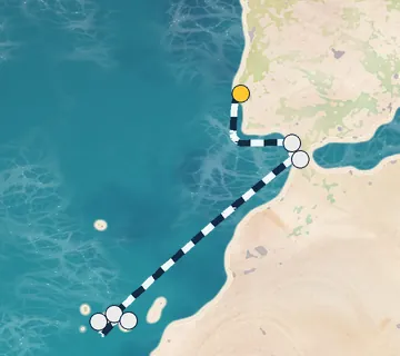 7 Night Lisbon to Las Palmas cruise