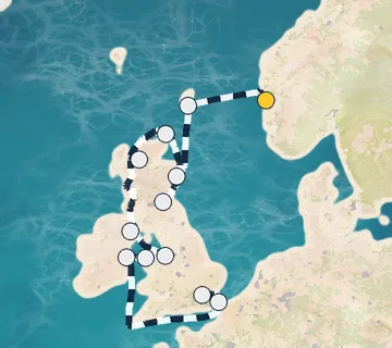 14 Night Bergen to Greenwich cruise