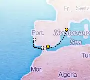 6 Night Barcelona to Malaga cruise