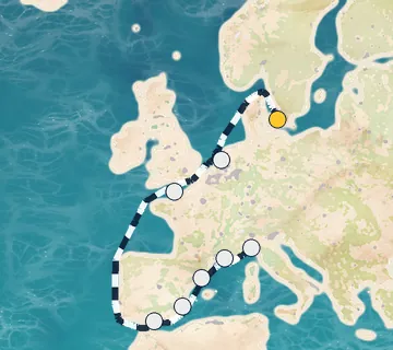 11 Night Copenhagen to Portofino cruise