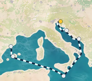 7 Night Trieste to Barcelona cruise