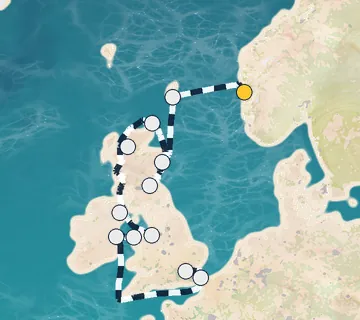 14 Night Bergen to Greenwich cruise