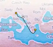 3 Night Athens to Venice cruise