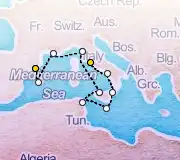 10 Night Rome to Barcelona cruise