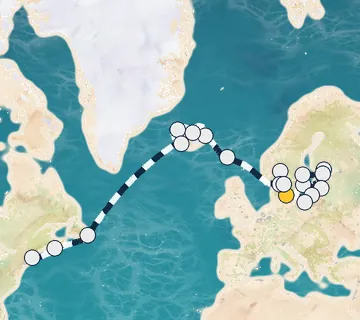 28 Night Copenhagen to Boston cruise