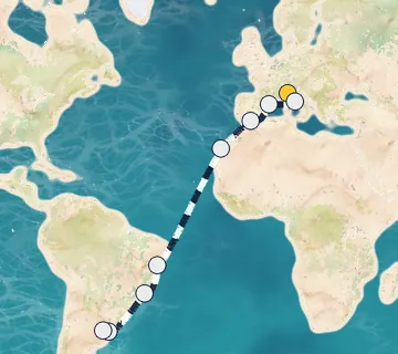 20 Night Portofino to Buenos Aires cruise