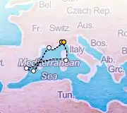 7 Night Savona to Portofino cruise