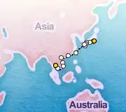 28 Night Tokyo to Bangkok cruise