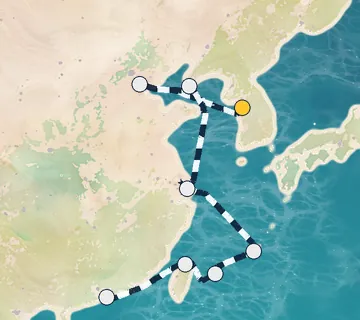 15 Night Seoul to Hong Kong cruise