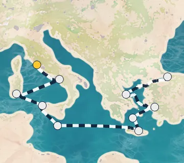 11 Night Rome to Istanbul cruise