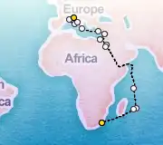 28 Night Portofino to Durban cruise