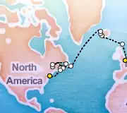 22 Night London to New York cruise