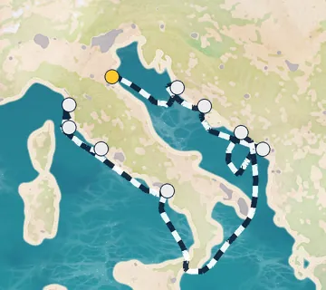 11 Night Ravenna to Rome cruise