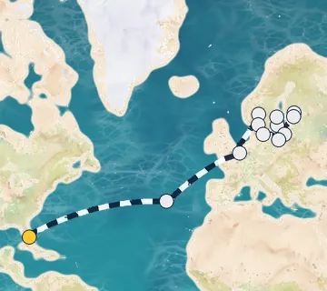 27 Night Miami to Copenhagen cruise