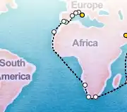 38 Night Rome to Dubai cruise