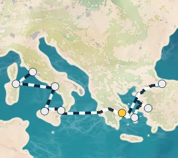 10 Night Athens to Rome cruise