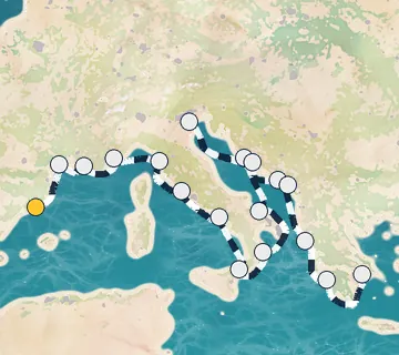 21 Night Barcelona to Athens cruise