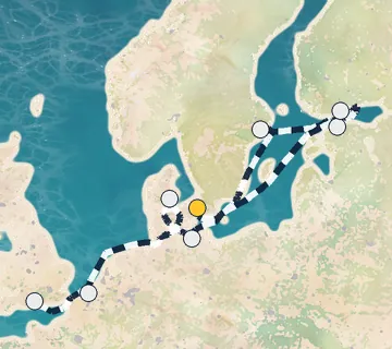 10 Night Copenhagen to London cruise