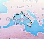7 Night Taormina to Taormina cruise