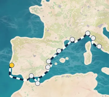 10 Night Lisbon to Rome cruise