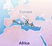 7 Night Athens to Barcelona cruise