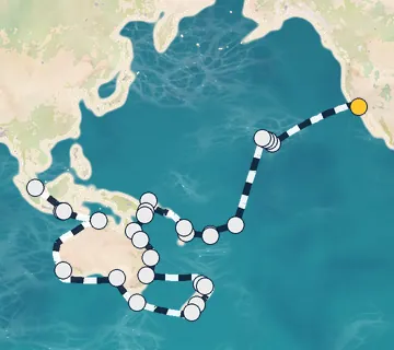 68 Night Los Angeles to Singapore cruise